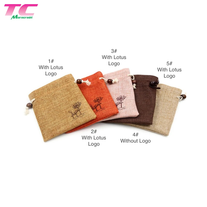 jute drawstring jewelry bag