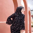 New Arrival Wholesales Latest Long Ladies Hot Sale Dubai Style Cardigan Muslim Women Abaya Baju Kurung Cotton Vietnam