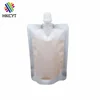 Poly PE Spout Stand Up Package Bag For Beverage Juice Packing Out Pouch Doypack Liquid Storage Squeeze Bags Drinking Packaging