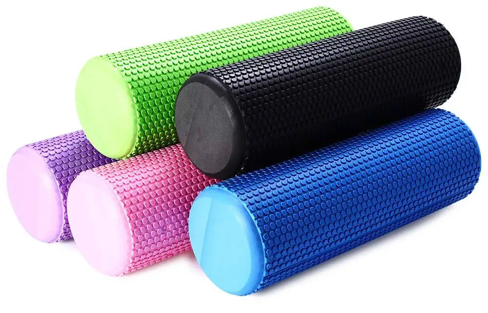 Lengthen Yoga Blocks Plus EVA Foam Yoga Roller Pilates Fitness Half Round With Massage Floating Point Gym Fitness Equipment