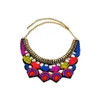 2019 Trendy resin pendant necklace for fake collar