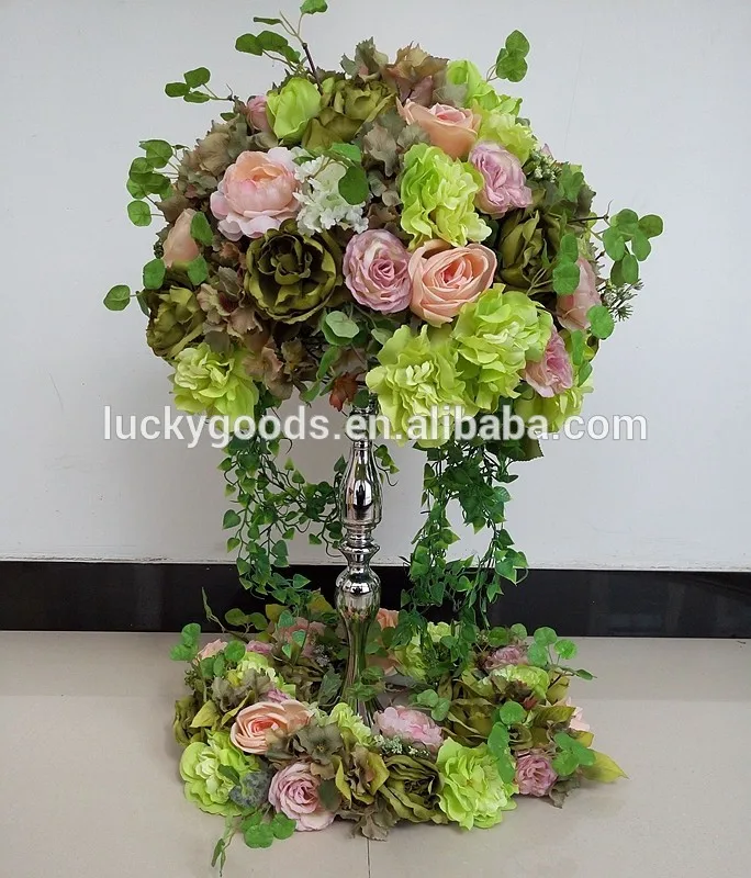 wholesale customade 50cm artificial flower arrangements for