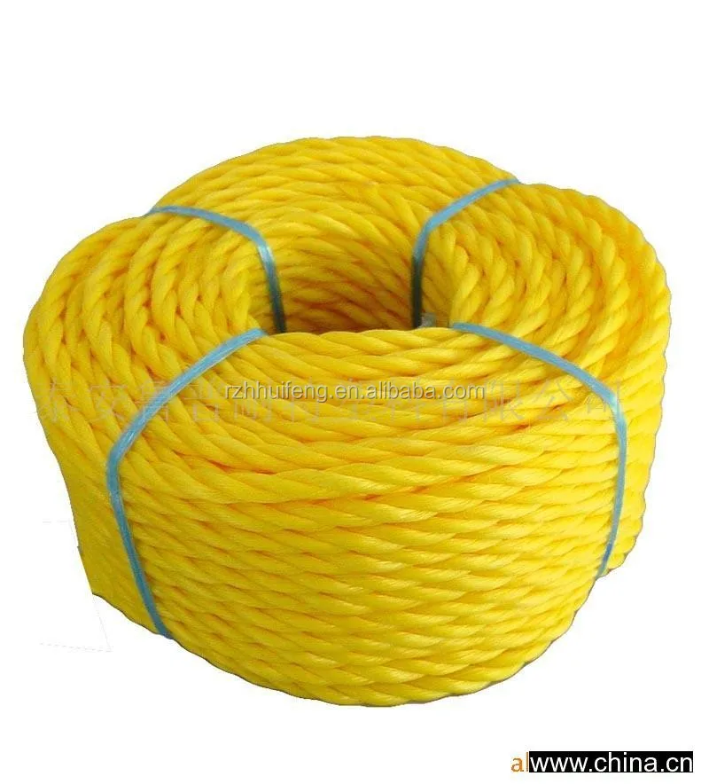 Polythene(pe) And Polypropylene(pp) Rope,3 Strands With Competitive