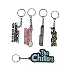 Customized logo 3D Keychain Souvenirs for Competition Events Colour letters Key buckle