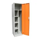 Metal Wardrobe Cabinet Cheap One Door Single Wardrobe with Lock And Key