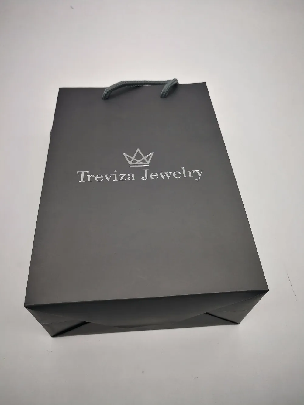 customized handle black gift kraft paper bag with design