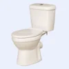 Dual Flush Water Saving 2 Piece Toilet Henan Medium Size Bathroom Ceramic WC Sanitary Ware