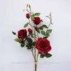 Cheap wholesale fabric artificial rose flower for wedding decoration