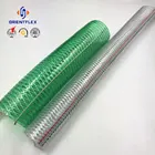 Transparent pvc steel wire hose for agriculture pump machinary