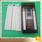 Fully stocked Factory Quality wholesale cheap 25g white plain candles for libya