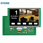 10 inch TFT LCD monitor with touch screen with rs232 and USB interface for industrial control application