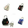 Factory Approved 4-Dial Hardware tsa Travel Luggage Combination Lock with Master Keys
