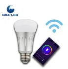 SEJO Good Quality E27 7 watt Google Home Alexa Control Intelligent LED Wifi Bulb Light