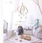 Wholesales Baby Bedding Crib Mobile with Hanging Wooden Beads Rattle Toys