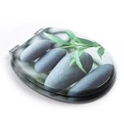 MDF UV surface Printing fresh style hygienic wood bidet sanitary wc toilet seat cover for children