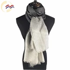 2019 wool infinity women long winter dot custom fashion scarf print