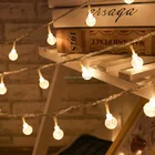 Top Sale Globe Holiday Decoration Christmas Light Led Crystal Ball Water String Lights