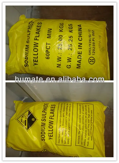 fe10ppm high quality sodium sulphide price 60% min