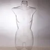 Sexy doll transparent PC torso bust mannequin for female lingerie/Bra