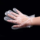 Disposable clear plastic pe gloves for food using
