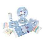 High Quality Kids Happy Birthday Unicorn Party Sets Wholesale Event Party Supplies