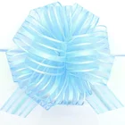 Manufacture delicate luxury wedding organza pull bow party decoration