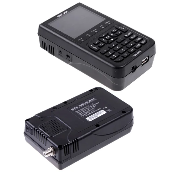 IMONIC SATlink WS-6908 - 3.5" LCD DVB-S FTA Satellite Signal Finder Meter