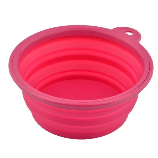 Pet Dog Foldable Silicone Collapsible Bowl