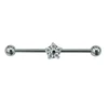 New arrival free sample body piercing jewelry titanium industrial barbell piercing jewelry