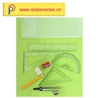 High quality professional school compass box,school stationery compass set
