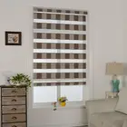 Zebra blinds fabrics wooden with imported korean yarns