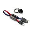 [SAM TECHNOLOGY]mini 3 in1 USB Charger Data Cable Key Chain Design for iphone and android Blind insertion