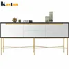 new product lacquering board metal leg hallway furniture modern console table