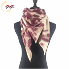 Best selling Cashew flowers square winter fashion knitted scarf