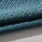 Jacquard cheap scuba knit fabric for garment