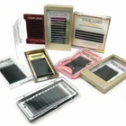 Custom Colour Packaging Wholesale Private Label Eyelash Extensions