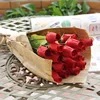 artificial flowers wooden roses