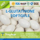 L glutathione skin whitening supplement chewable tablet soft gels