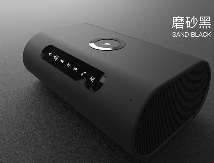 Factory Private Mold Bluetooth 4.2 Touch keys Speaker HiFi Bass stereo portable BT Speakers With Wireless Charging for Iphone - ANKUX.COM