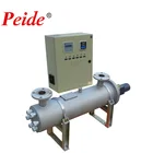 Medium pressure uv sterilizer for shrimp aquaculture to kill WSSV bacteria