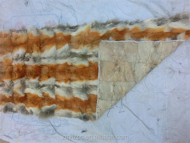 Short hair real fox fur blanket /silver fox pelt/genuine fur blanket