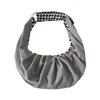 Good quality grey colour solid pet carrier handbag for all season