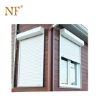 Aluminum exterior security roller shutters windows