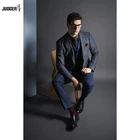 new custom made to measure fashionable men plaid suit jacket of business office wearing