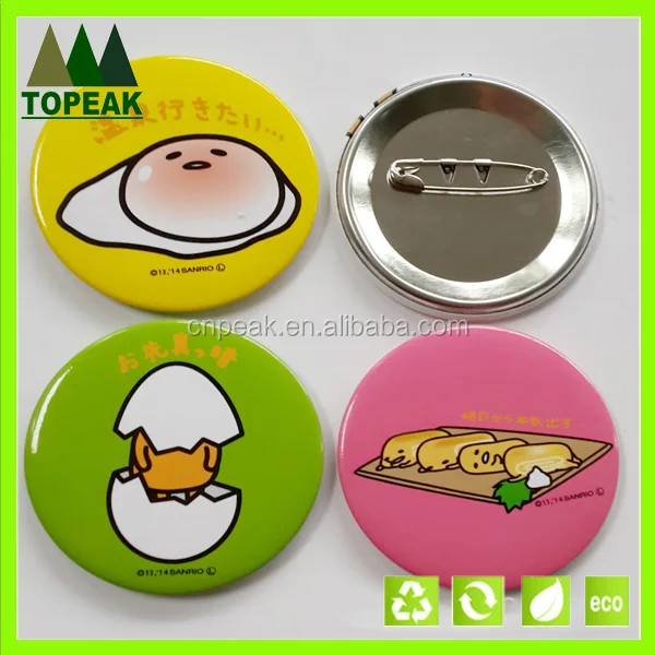 popular promotional gifts color printing button badge/custom