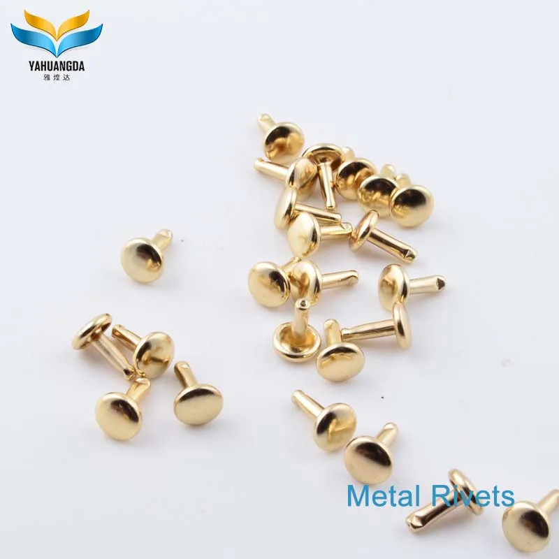 rivet factory wholesale prong metal screw rivet caps pyramid stud for purse/garments