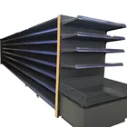 wooden and metal supermarket shelves in mauritius shelving for food exhibition