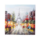 Romantic French Canvas painting abstract 3D oil painting