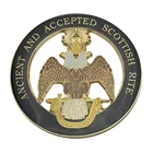 Masonic Emblem 33 Degree Wing Down Scottish Rite Emblem Badge
