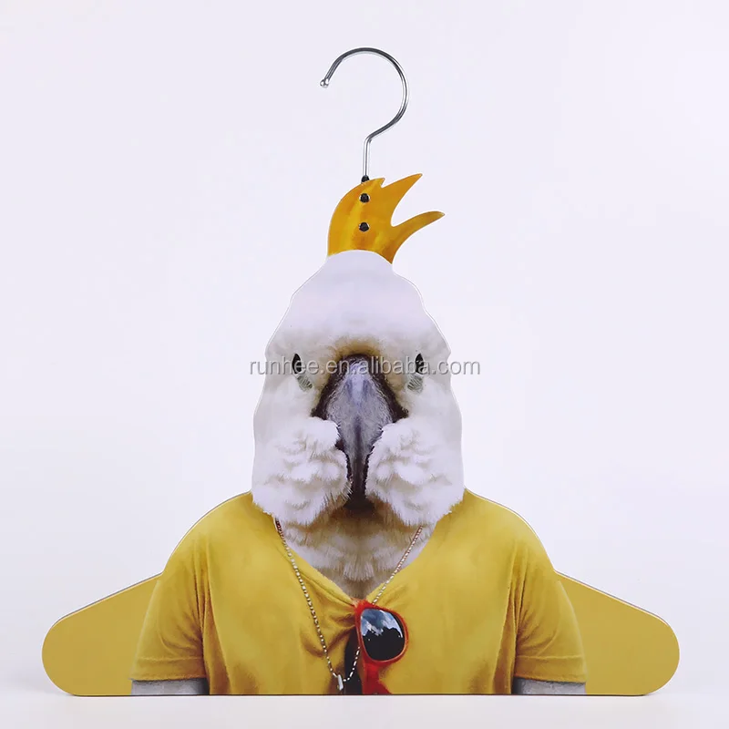 Cute Design Cardboard Pet Hangers Paper Animal Clothing Rack Custom Sizes